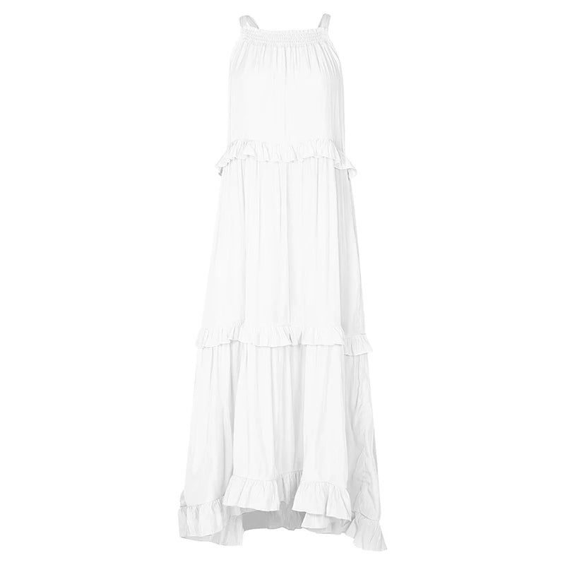 Elegant Summer Maxi Dress | Flowy Ruffled Design for Women | Chic Long Dress for Effortless Style 14