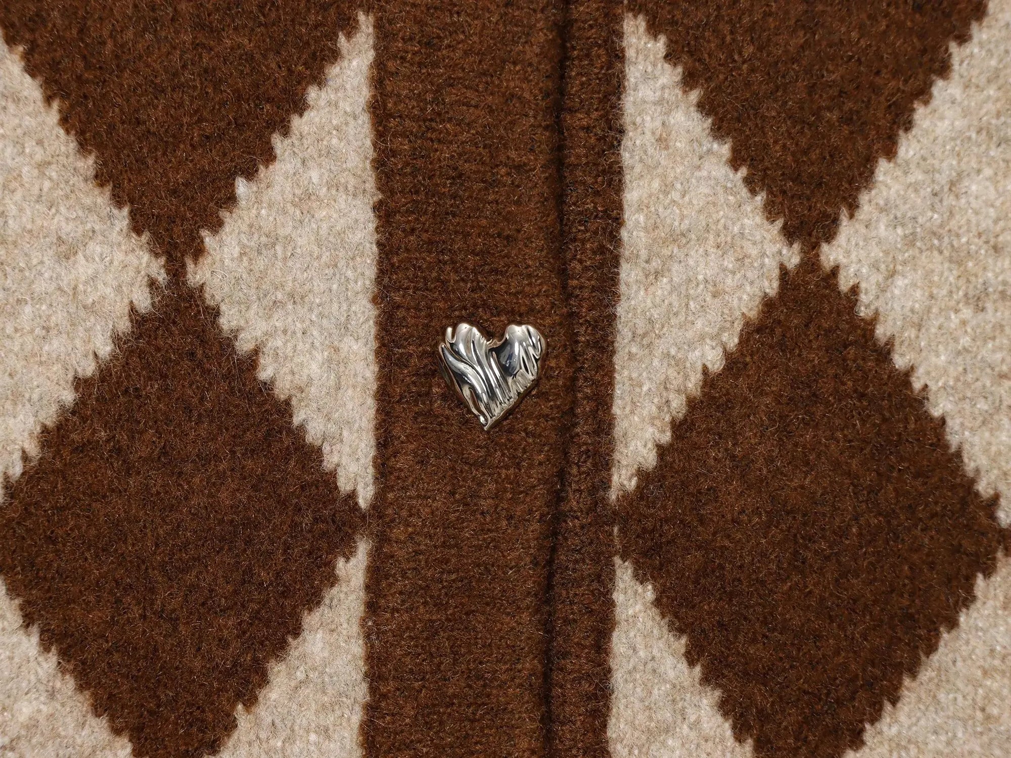 Lucerne Argyle Cardigan for Men – Merino Wool Knit Button Front Sweater Jacket 2