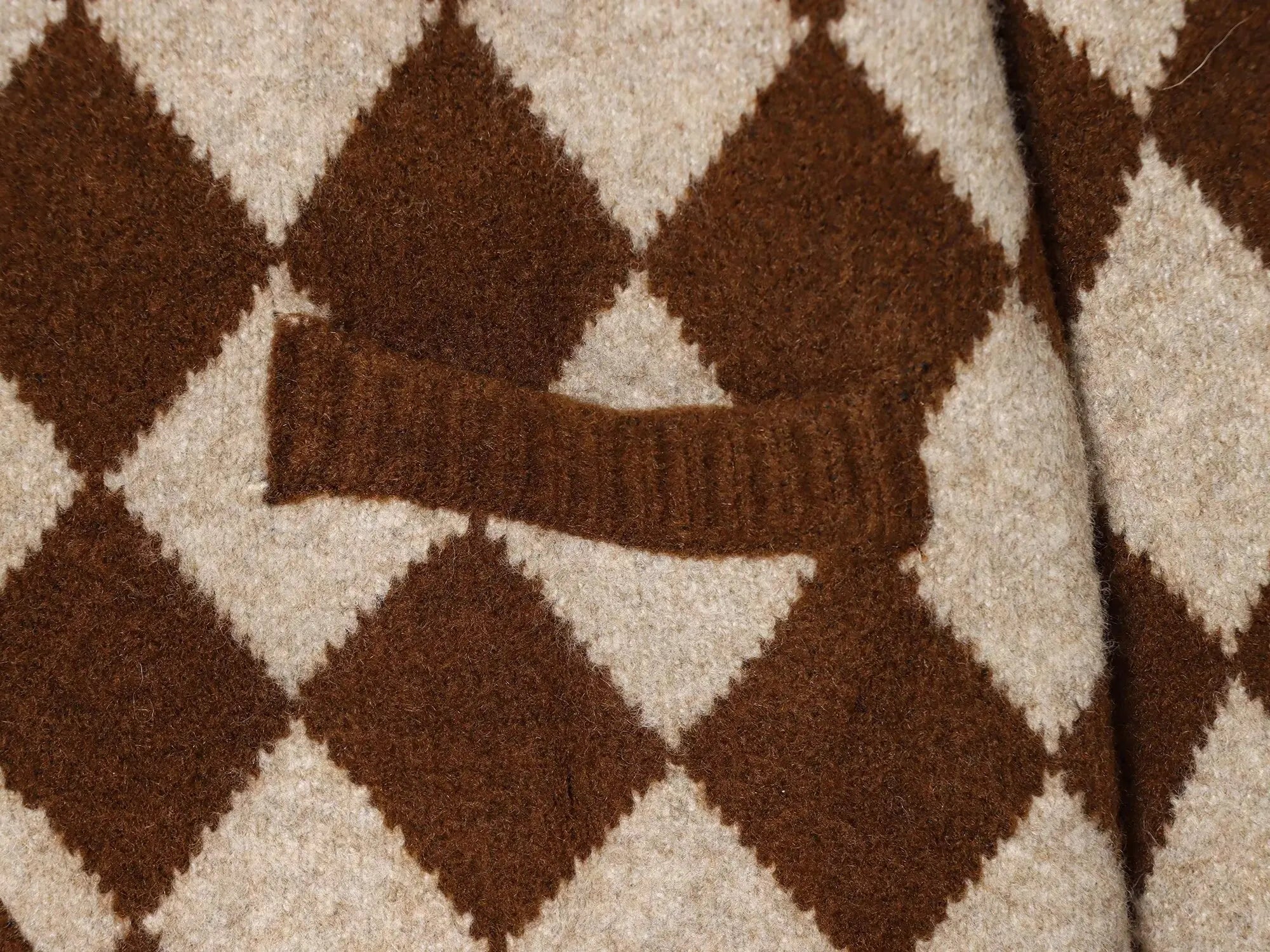 Lucerne Argyle Cardigan for Men – Merino Wool Knit Button Front Sweater Jacket 3